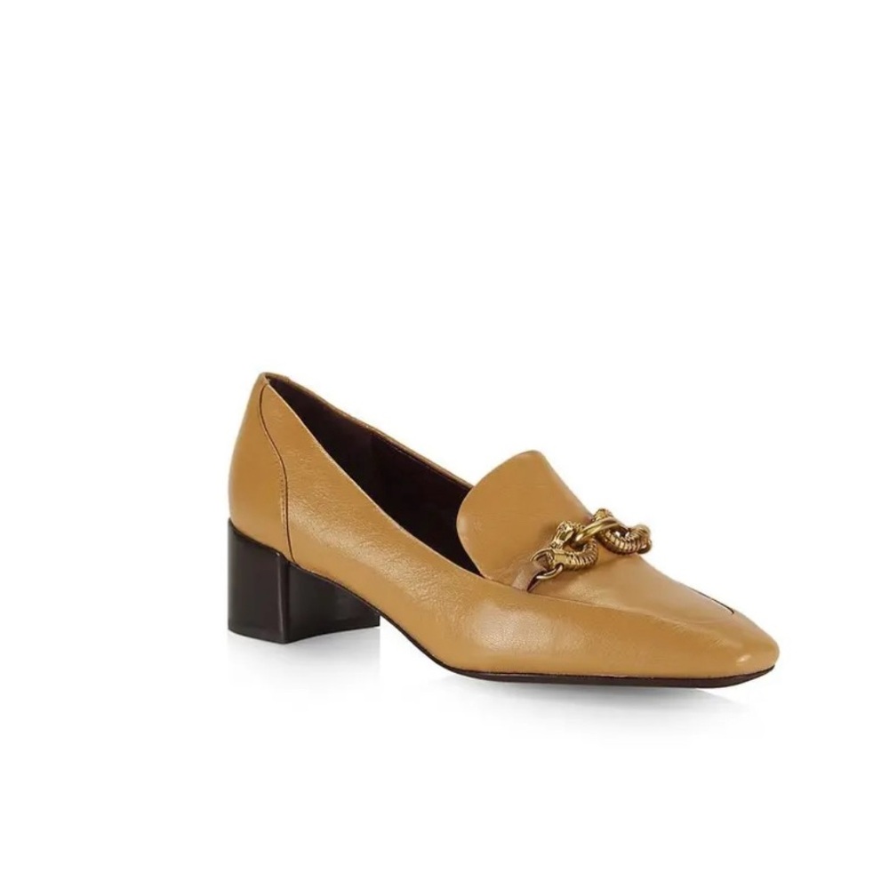 NIB with dust bag TORY BURCH Jessa Heeled Loafer 45mm Size 7